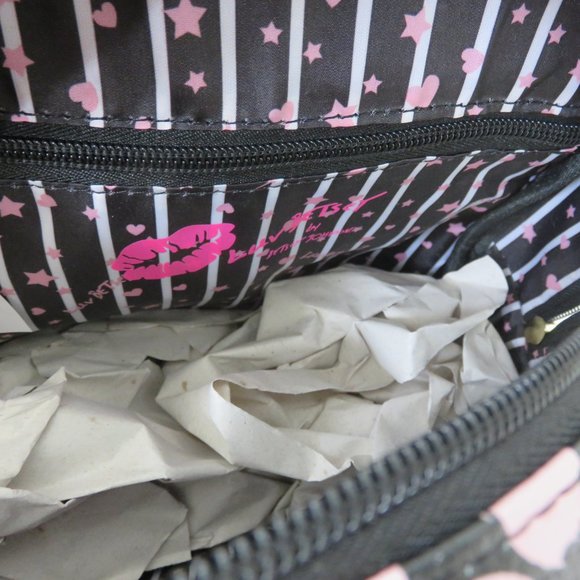 Luv Betsey Small Women Backpacks Blk/Pink